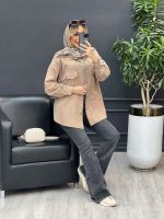 مانتو لینن سه جیب کد 4416 - تصویر 11