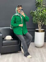 مانتو لینن سه جیب کد 4416 - تصویر 18