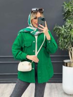 مانتو لینن سه جیب کد 4416 - تصویر 2