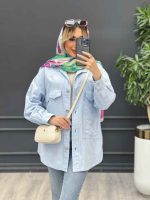 مانتو لینن سه جیب کد 4416 - تصویر 7
