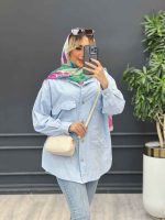 مانتو لینن سه جیب کد 4416 - تصویر 22