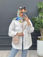 مانتو لینن سه جیب کد 4416 - تصویر 21