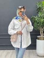 مانتو لینن سه جیب کد 4416 - تصویر 6