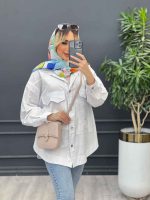 مانتو لینن سه جیب کد 4416 - تصویر 14