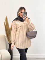 مانتو شومیزی راه راه کد 4440 - تصویر 29