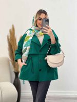 مانتو لینن ژیله دار دلوین کد 4451 - تصویر 23