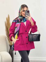 مانتو لینن ژیله دار دلوین کد 4451 - تصویر 20