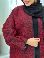 مانتو آستین پیله نوار دوزی کد 4433 - تصویر 7