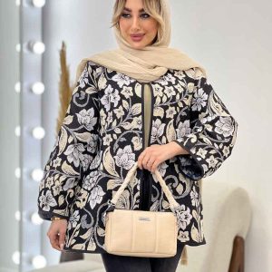 مانتو آستین پیله نوار دوزی کد 4433