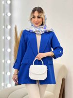 مانتو دو جیب آستین پاگن کد 4340 - تصویر 3