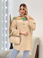مانتو کراش شش دکمه کد 4471 - تصویر 6