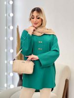مانتو کراش شش دکمه کد 4471 - تصویر 7