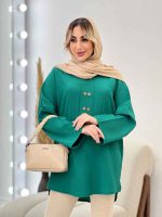 مانتو کراش شش دکمه کد 4471 - تصویر 23