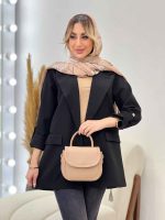 مانتو دو جیب آستین پاگن کد 4340 - تصویر 10