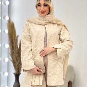 مانتو ژاکارد مغزی دوزی کد 4474