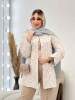 مانتو ژاکارد مغزی دوزی کد 4474 - تصویر 2