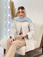 مانتو ژاکارد مغزی دوزی کد 4474 - تصویر 14