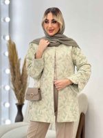 مانتو ژاکارد مغزی دوزی کد 4474 - تصویر 3