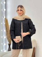 مانتو ژاکارد مغزی دوزی کد 4474 - تصویر 10