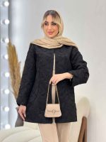 مانتو ژاکارد مغزی دوزی کد 4474 - تصویر 4
