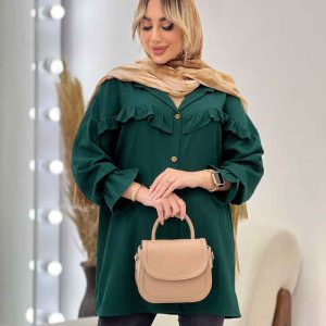 مانتو کراش آستین چین کد 4473