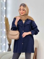 مانتو کراش آستین چین کد 4473 - تصویر 2