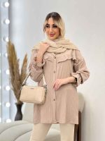 مانتو کراش آستین چین کد 4473 - تصویر 3
