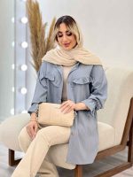 مانتو کراش آستین چین کد 4473 - تصویر 18