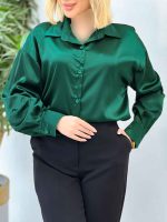 شومیز ساتن سلین کد 4438 - تصویر 31