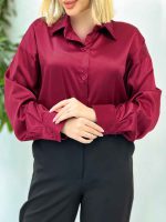 شومیز ساتن سلین کد 4438 - تصویر 25