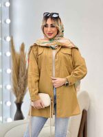 مانتو دو جیب پیله کد 4345 - تصویر 8