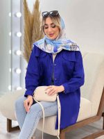 مانتو دو جیب پیله کد 4345 - تصویر 12