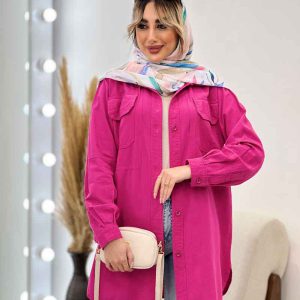 مانتو دو جیب پیله کد 4345
