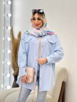مانتو دو جیب پیله کد 4345 - تصویر 16