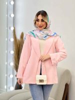 مانتو مازراتی یقه انگلیسی تک جیب کد 4424 - تصویر 16