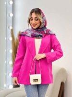 مانتو مازراتی یقه انگلیسی تک جیب کد 4424 - تصویر 31