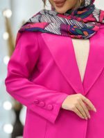 مانتو مازراتی یقه انگلیسی تک جیب کد 4424 - تصویر 14