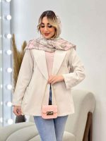 مانتو مازراتی یقه انگلیسی تک جیب کد 4424 - تصویر 30