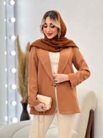 مانتو مازراتی یقه انگلیسی تک جیب کد 4424 - تصویر 29