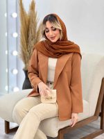 مانتو مازراتی یقه انگلیسی تک جیب کد 4424 - تصویر 20