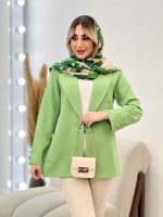 مانتو مازراتی یقه انگلیسی تک جیب کد 4424 - تصویر 28