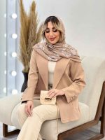 مانتو مازراتی یقه انگلیسی تک جیب کد 4424 - تصویر 27