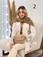 مانتو گلدوزی منگوله دار کد 4437 - تصویر 11