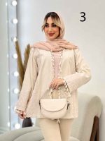 مانتو گلدوزی منگوله دار کد 4437 - تصویر 13