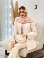 مانتو گلدوزی منگوله دار کد 4437 - تصویر 15