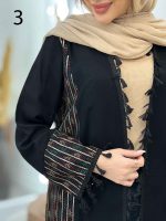 مانتو گلدوزی منگوله دار کد 4437 - تصویر 9