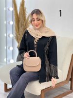 مانتو گلدوزی منگوله دار کد 4437 - تصویر 12