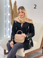 مانتو گلدوزی منگوله دار کد 4437 - تصویر 6
