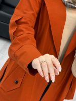 مانتو لینن سرشانه ژیله کد 4453 - تصویر 18