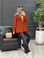 مانتو لینن سرشانه ژیله کد 4453 - تصویر 24